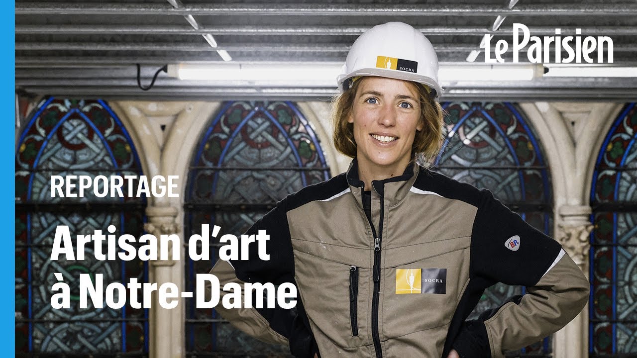 Notre-Dame de Paris : Amélie, restauratrice, fait de nouveau resplendir les pierres des chapelles