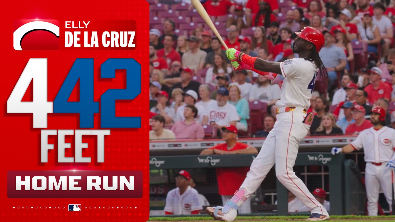 ZOBACZ, JAK LECI! Elly De La Cruz uderza HOME RUN na odległość 137 metr&oacute;w w Dniu Jackie Robinsona...