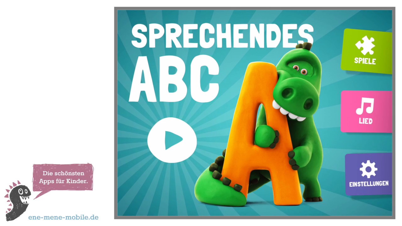 Sch&ouml;ne Alphabet Lern-App f&uuml;r Kinder 💬 Sprechendes ABC 💬 App-Vorschau & Gameplay