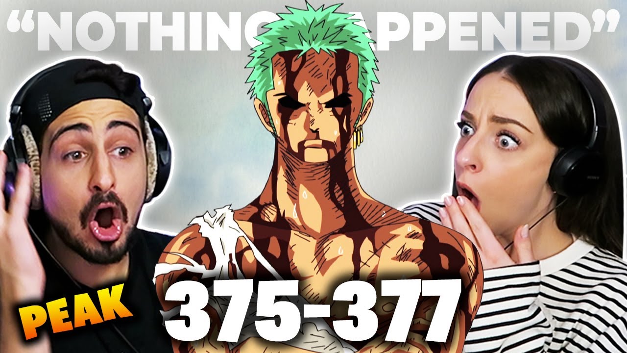 *NOTHING HAPPENED* was a LEGENDARY ANIME MOMENT! *ONE PIECE* Episodes 375-377 REACTION!