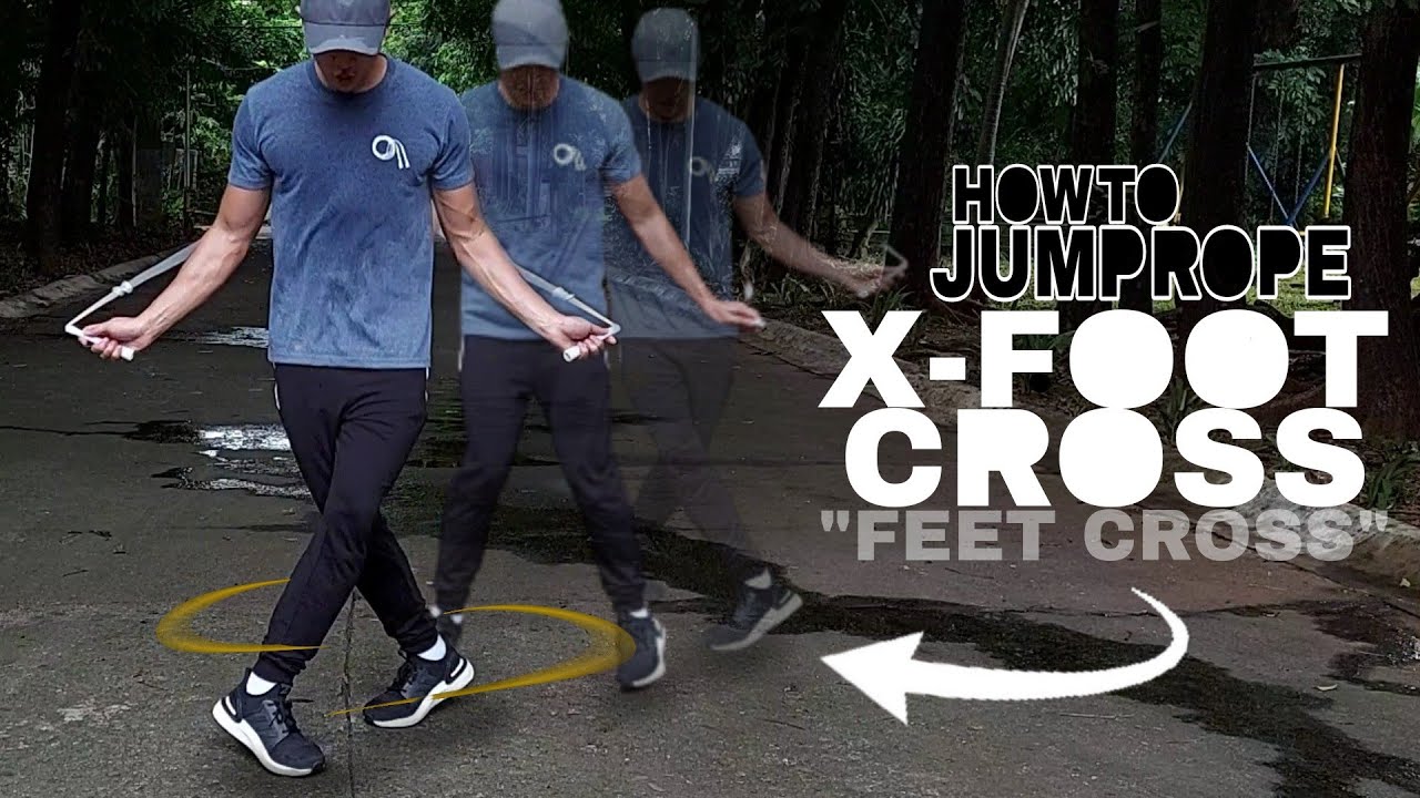 Урок по прыжкам на скакалке: ноги перекрещены / крест-накрест | Серия Footwork