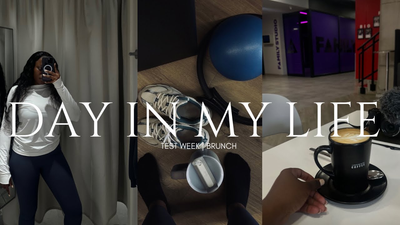 DAY IN MY LIFE VLOG: BRUNCH | TEST WEEK |GIRL MAINTENANCE