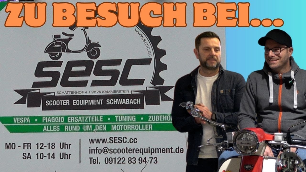 ZU BESUCH BEI - SESC Schwabach | VESPA ROYAL ALLOY Werkstatt