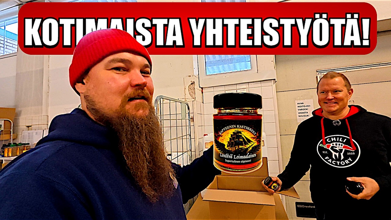 Supertulinen siipisoosi ja Kapteenin tehtaan esittely Chili Fcktoryn Dinnylle! Siipihaaste tulossa!