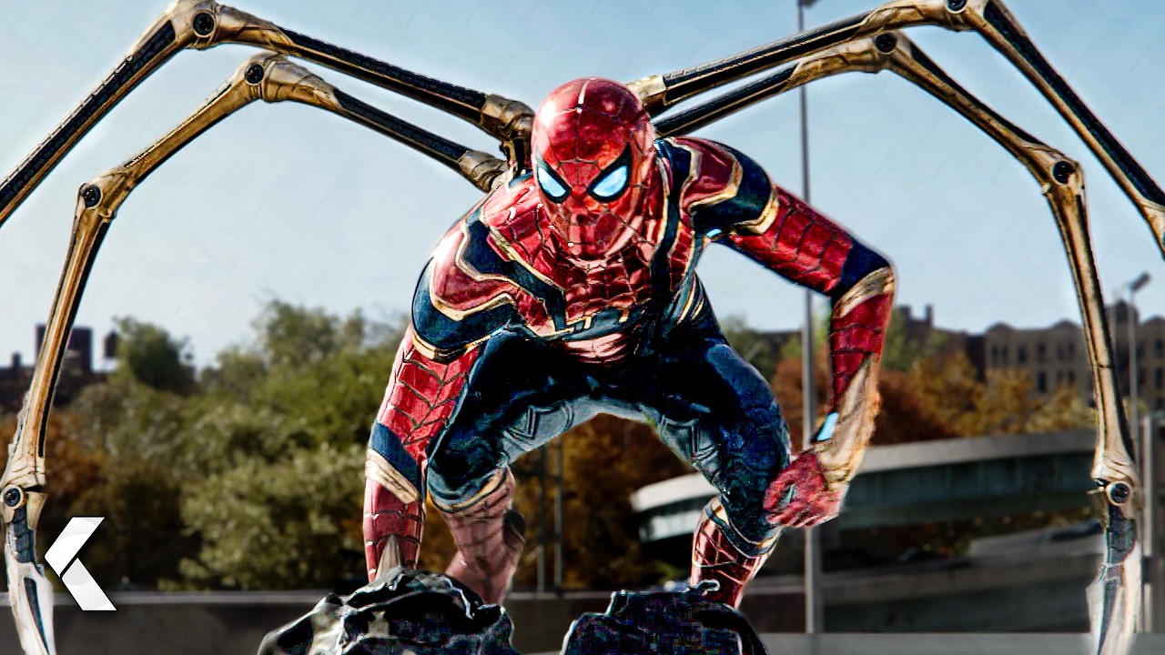 Spider-Man y Dr. Octopus reencuentran LUCHA autopista - Spider-Man: Sin camino a casa | Tom Holland