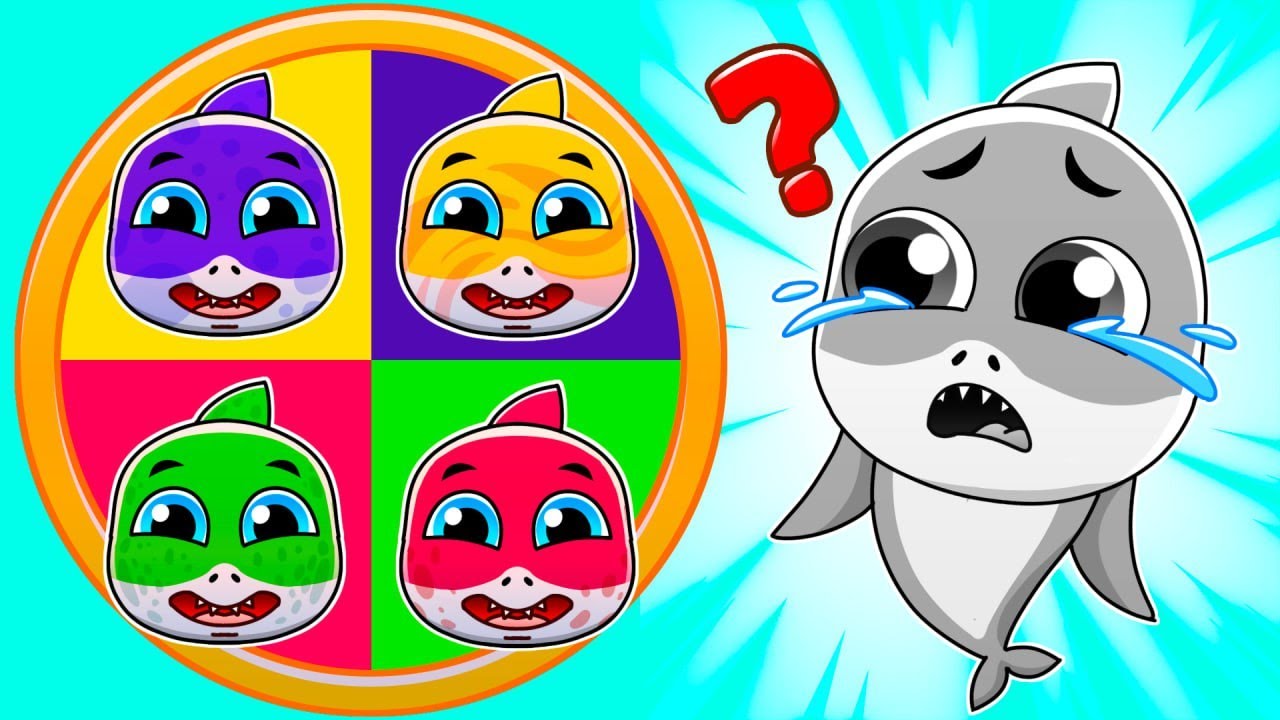 Where Is My Color Song | Baby Shark Funny Kids Songs + More