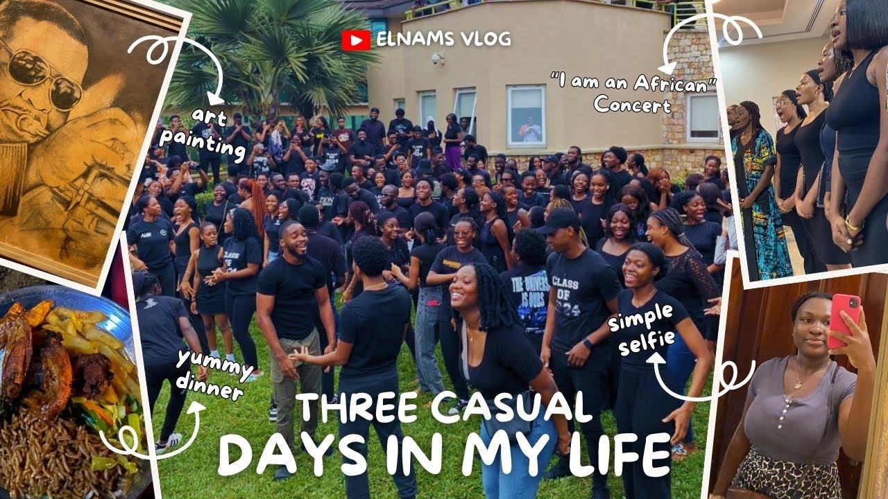Vlog: Concert🎶 + Seniors Day 🎓+ Somewhere Nice / 3 Unusual Days outside School #accra #ghana