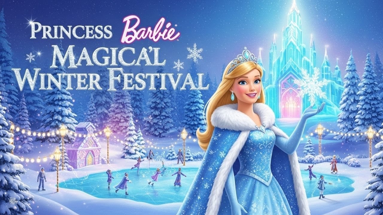 Princess Barbie’s Magical Winter Festival - Bedtime Stories - Barbie Story for Kids 