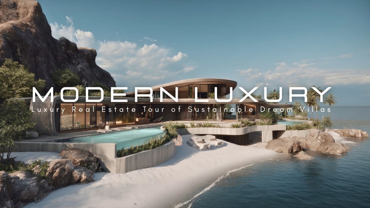 Stunning Modern Luxury Houses | Luxury Real Estate Tour of Sustainable Dream Villas
