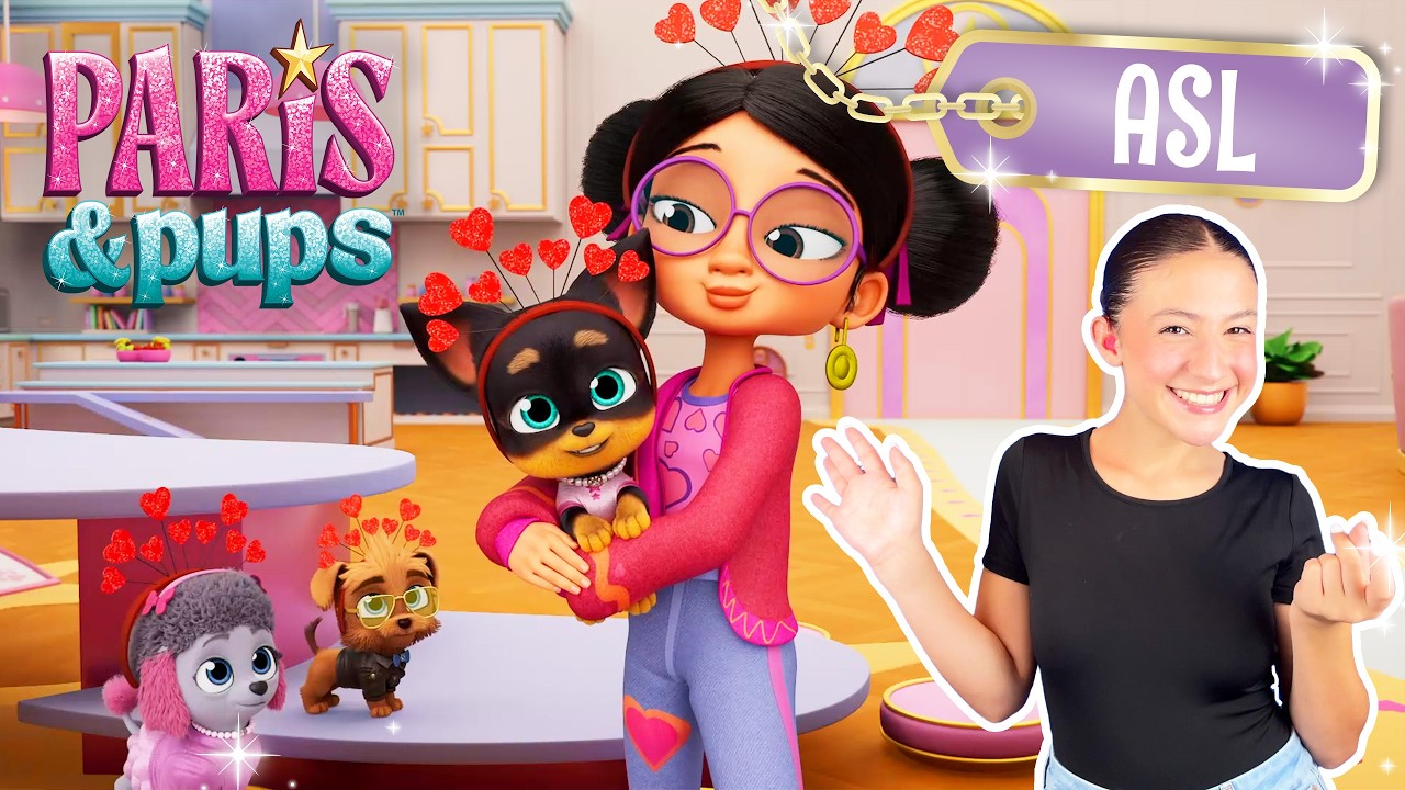 ASL for Kids 🤟 Valentine's Day Dance Party 💝⭐ @ParisAndPups @signup-aslcaptionsfordisne9403
