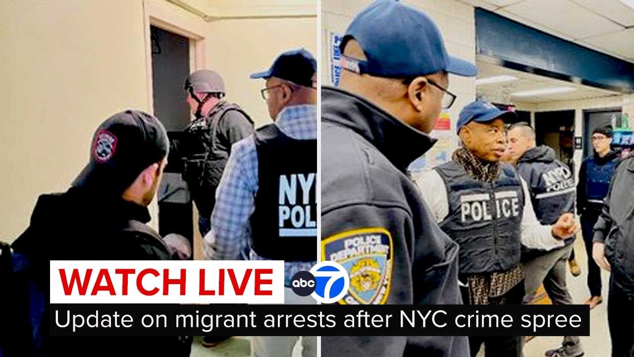 LIVE | NYPD update on arrest of 3 migrants in connection with New York City crime spree