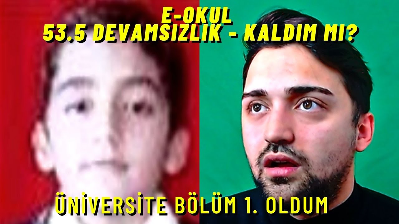 UTANDIĞIM E-OKUL GEÇMİŞİM VE ÜNİVERSİTE BAŞARIM