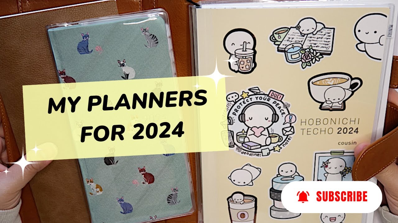Planner Lineup 2024 | feat. Hobonichi and Sterling Ink