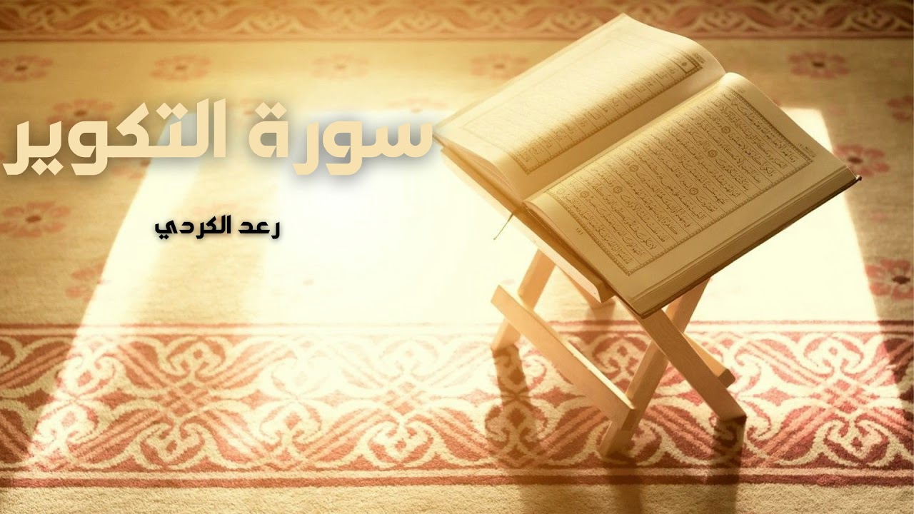 سورة التكوير مكررة القارئ رعد الكردي