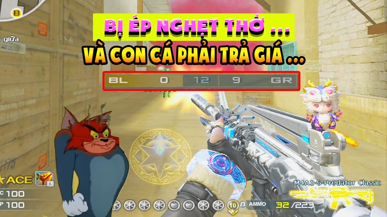 ► Bị Ép tới nghẹt thở - Và cuối cùng phải trả giá - M4a1 Predator  Classic