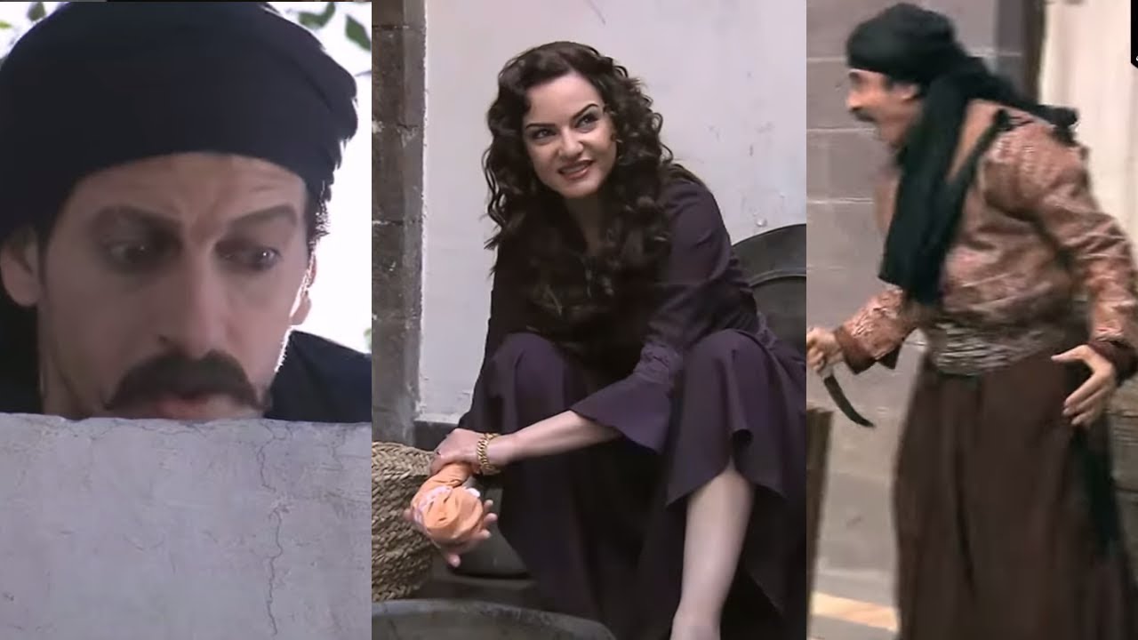 شاف مناطق من جسم حرمه العكيد ابو ادهم كسـر الحارة على ابن عمه - مسلسل زمن البرغوث