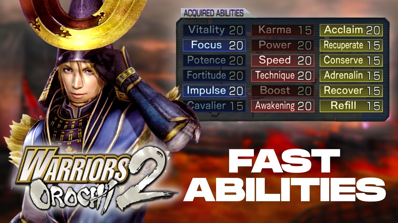 Как быстро разблокировать все способности в Warriors Orochi 2