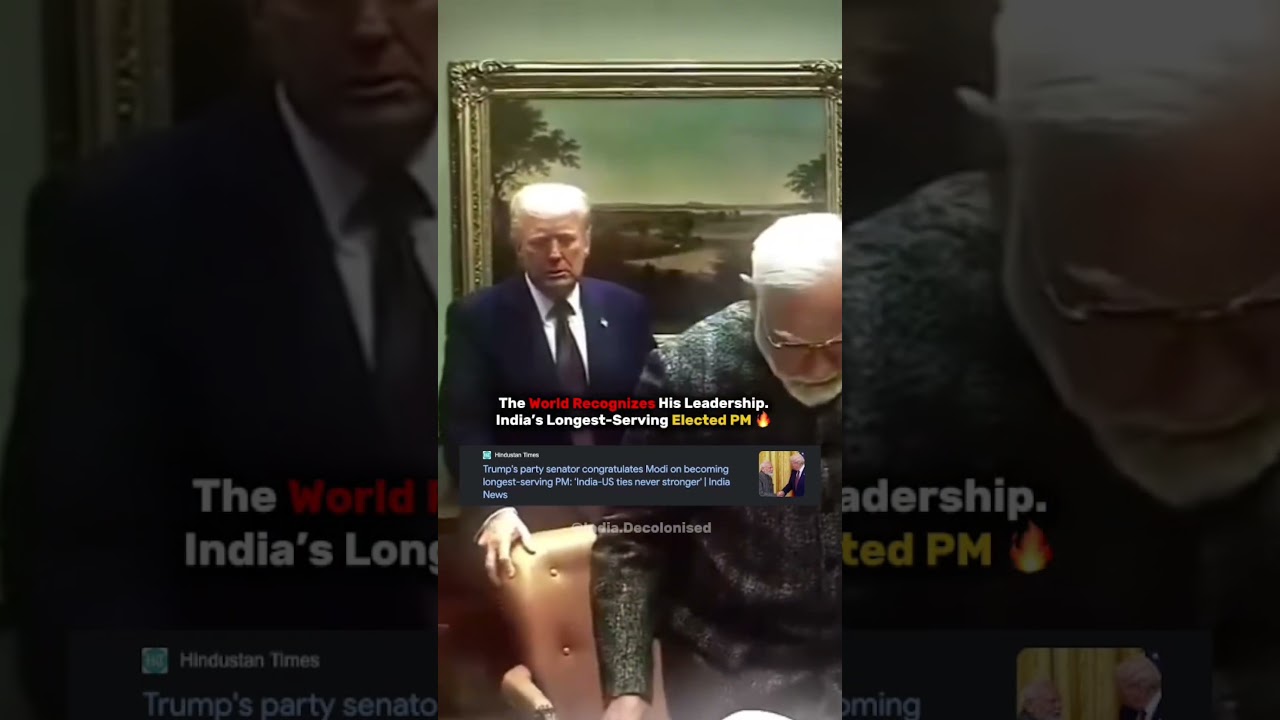 The World Recognizes His Leadership &mdash; India&rsquo;s Longest-Serving Elected PM 🔥