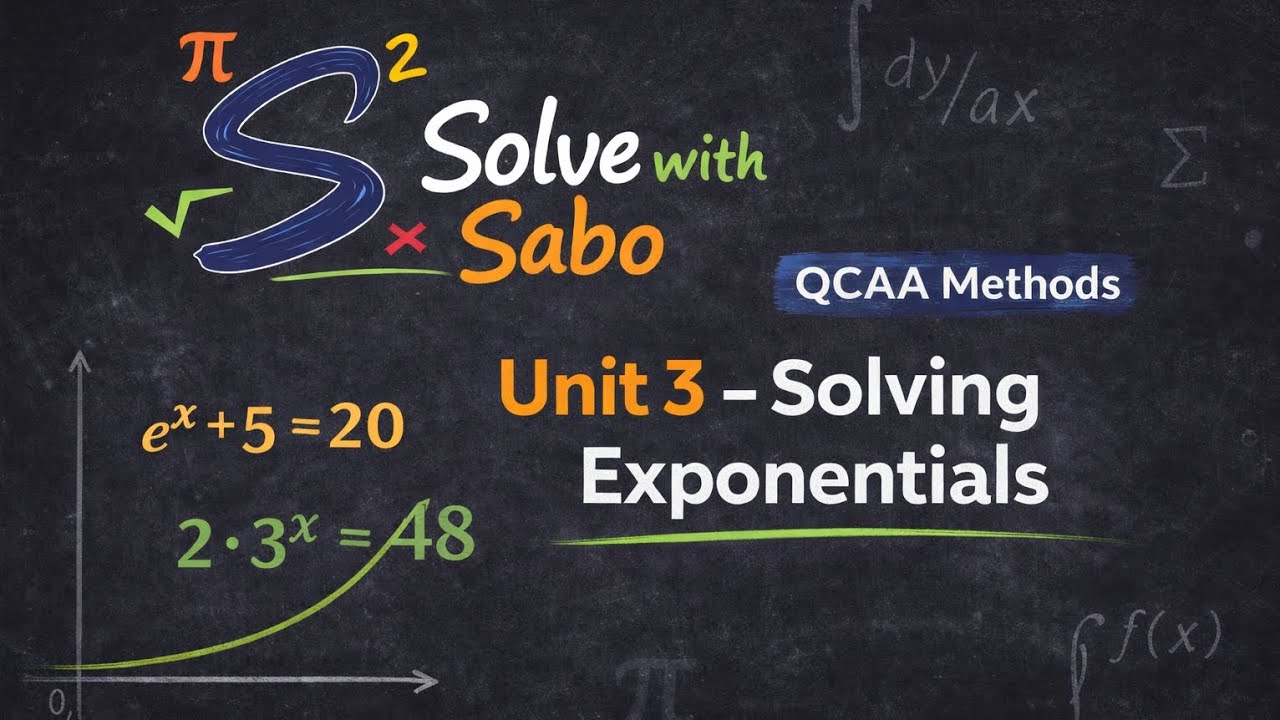 Solving Exponentials - Unit 3 Math Methods