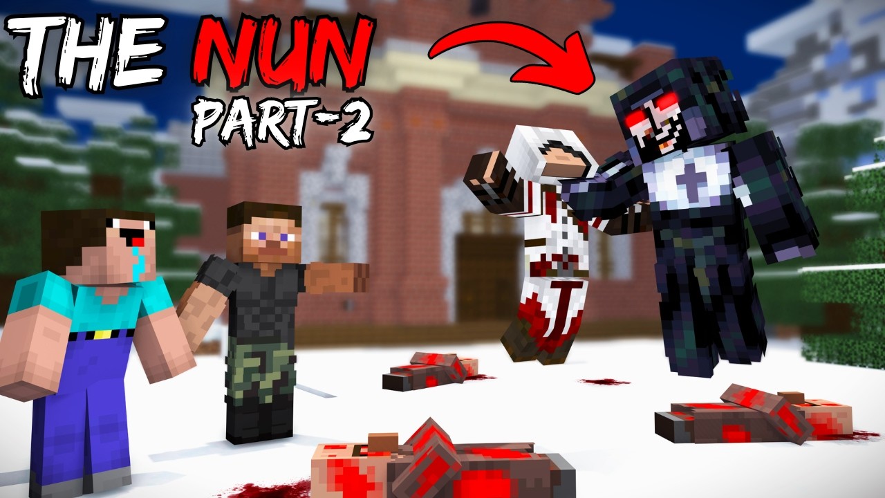 HAUNTED CHURCH 😨 Part-2 ! Minecraft horror story in hindi