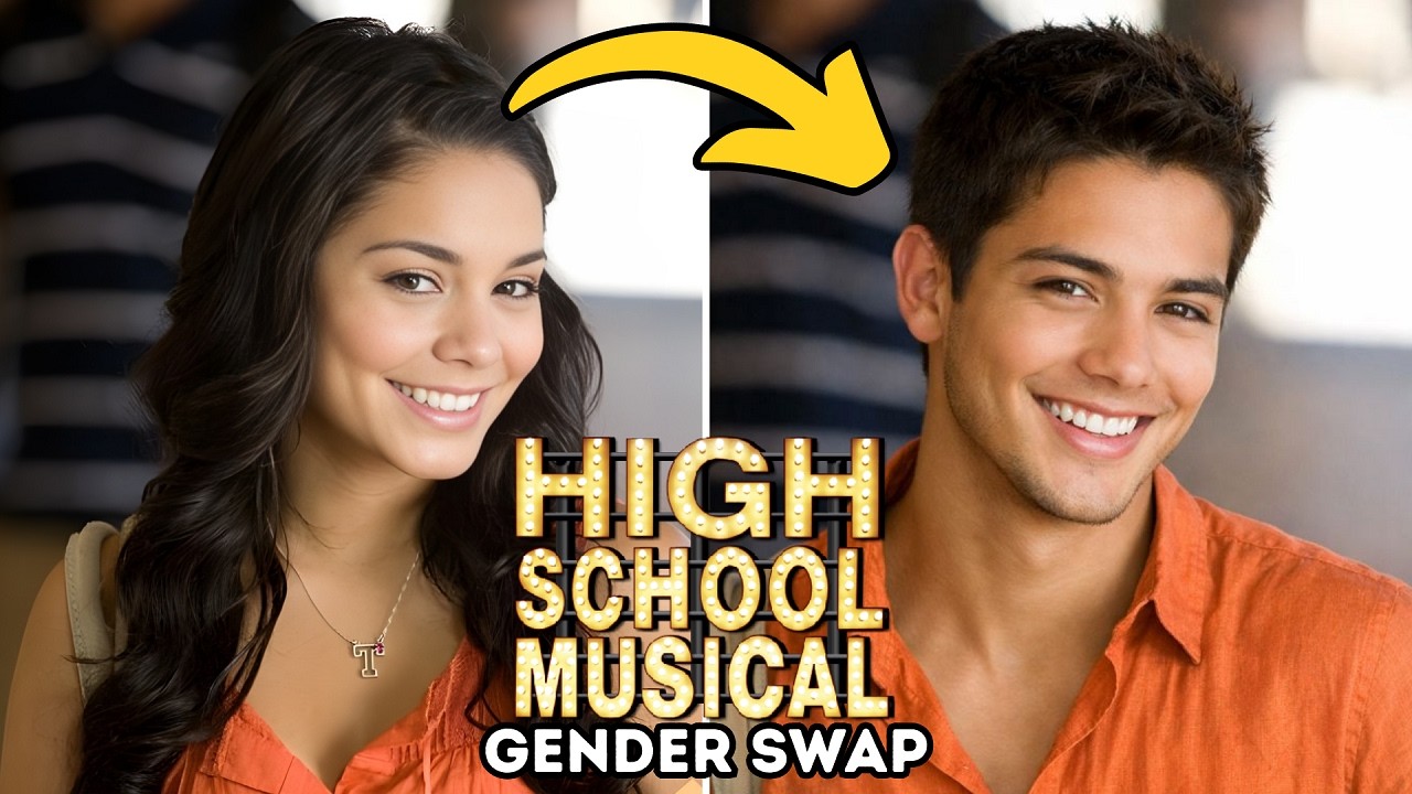 High School Musical Swapped Genders - AI Animation