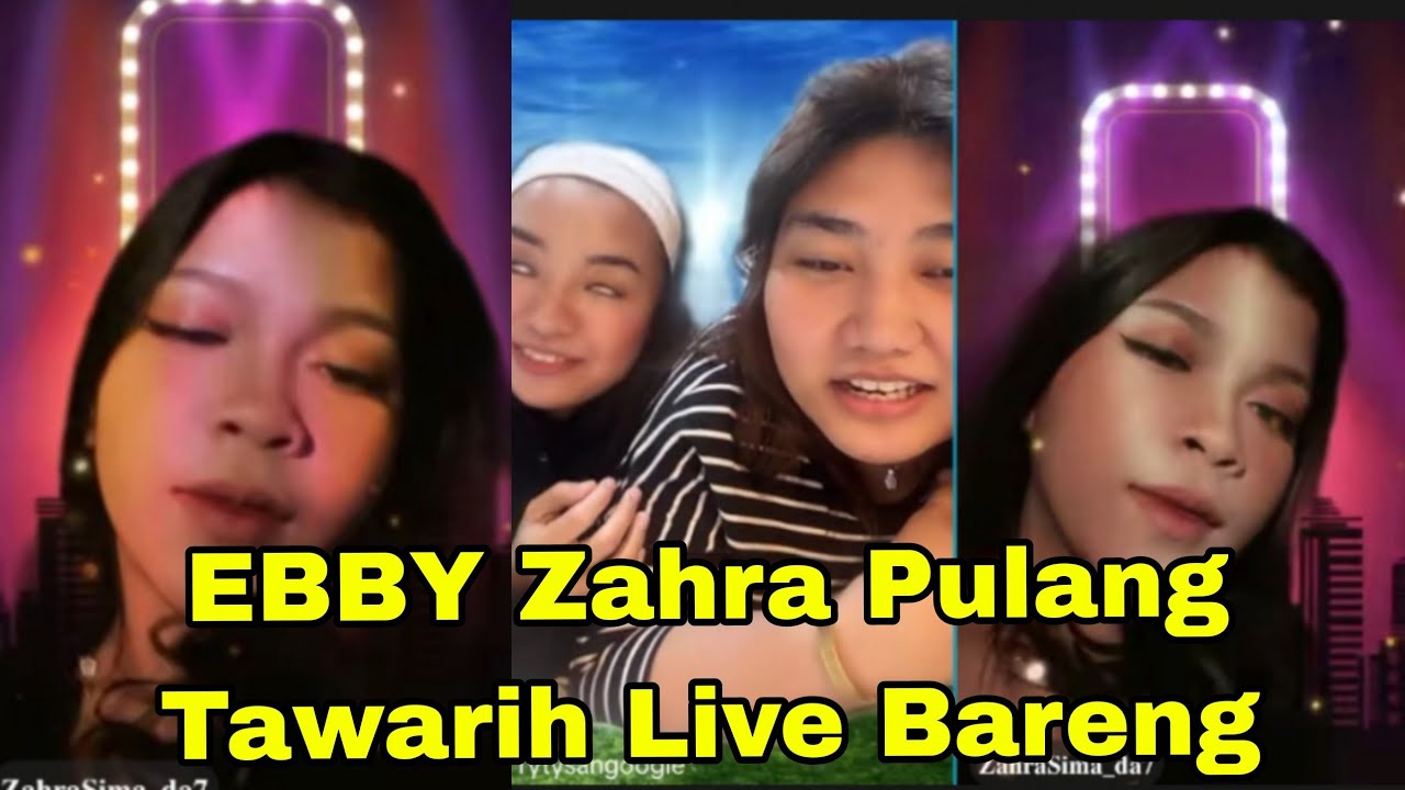 LIVE ZAHRA PULANG TARAWIH, BARENG EBBY