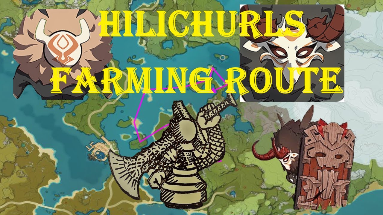 Genshin Impact Hilichurls Farm Route