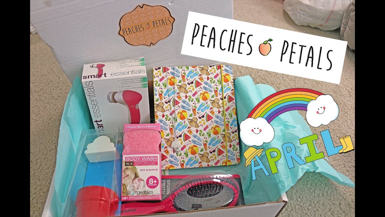 ♥ Peaches & Petals April 2016 Subscription Box Unboxing ♥