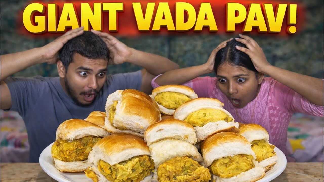 GIANT VADA PAV CHALLENGE | EATING CHALLENGE | SNEHAVLOG 