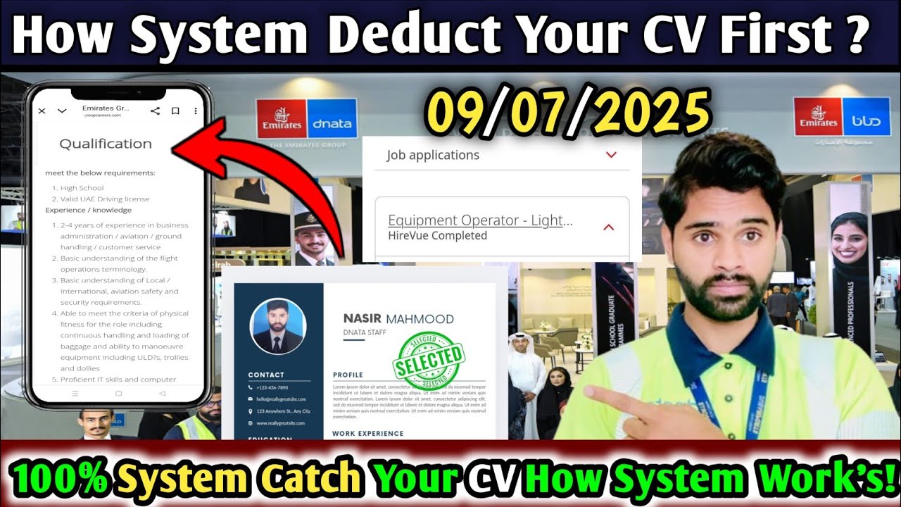 CV Tips To Pass Easily ATS For Emirates & Avoid These Common Mistakes in Job Applications