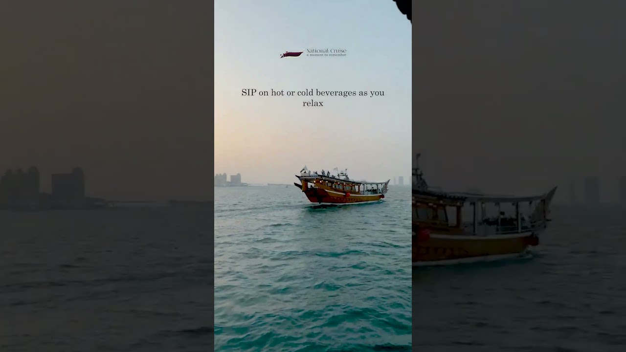 See doha like never before, only with National Cruise!  #dohatour #dohacorniche #dohaport