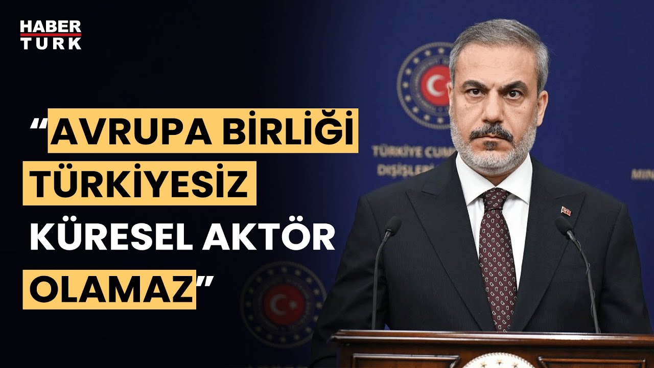 Bakan Hakan Fidan'dan AB'ye vize &ccedil;ağrısı: 