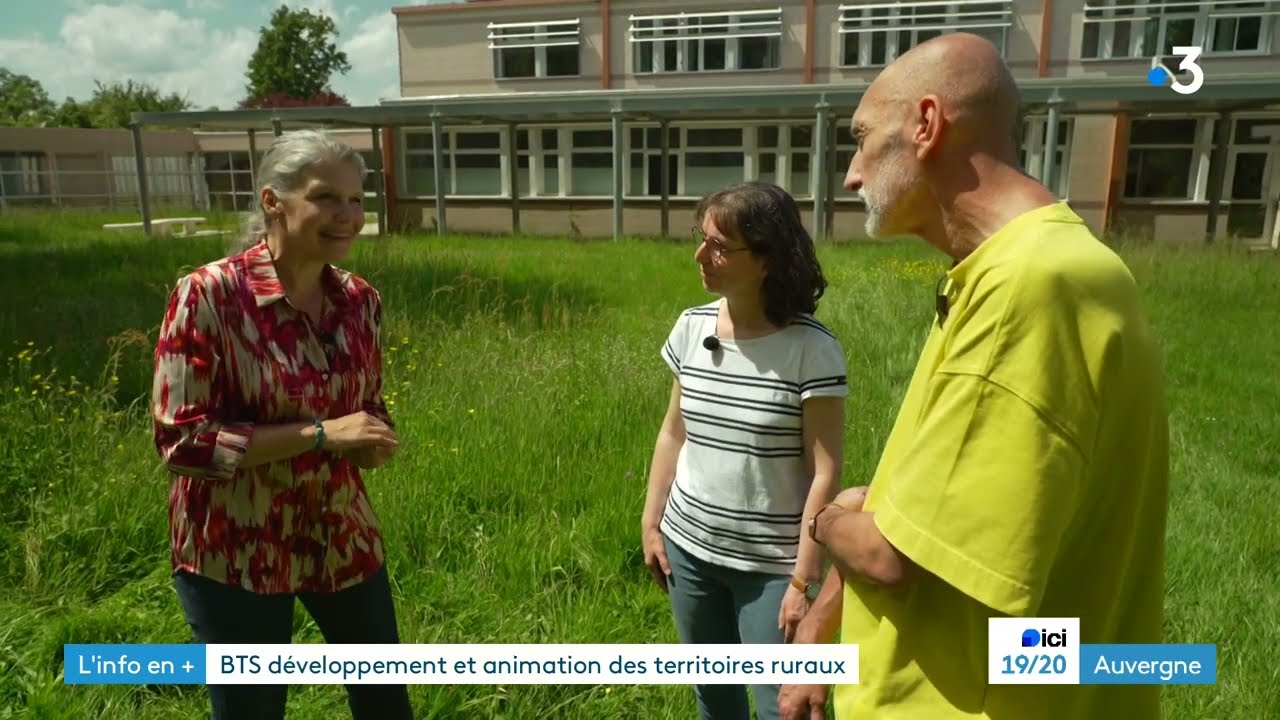 Le BTSa  DATR au Lycée Agricole du Bourbonnais - FR3 Auvergne