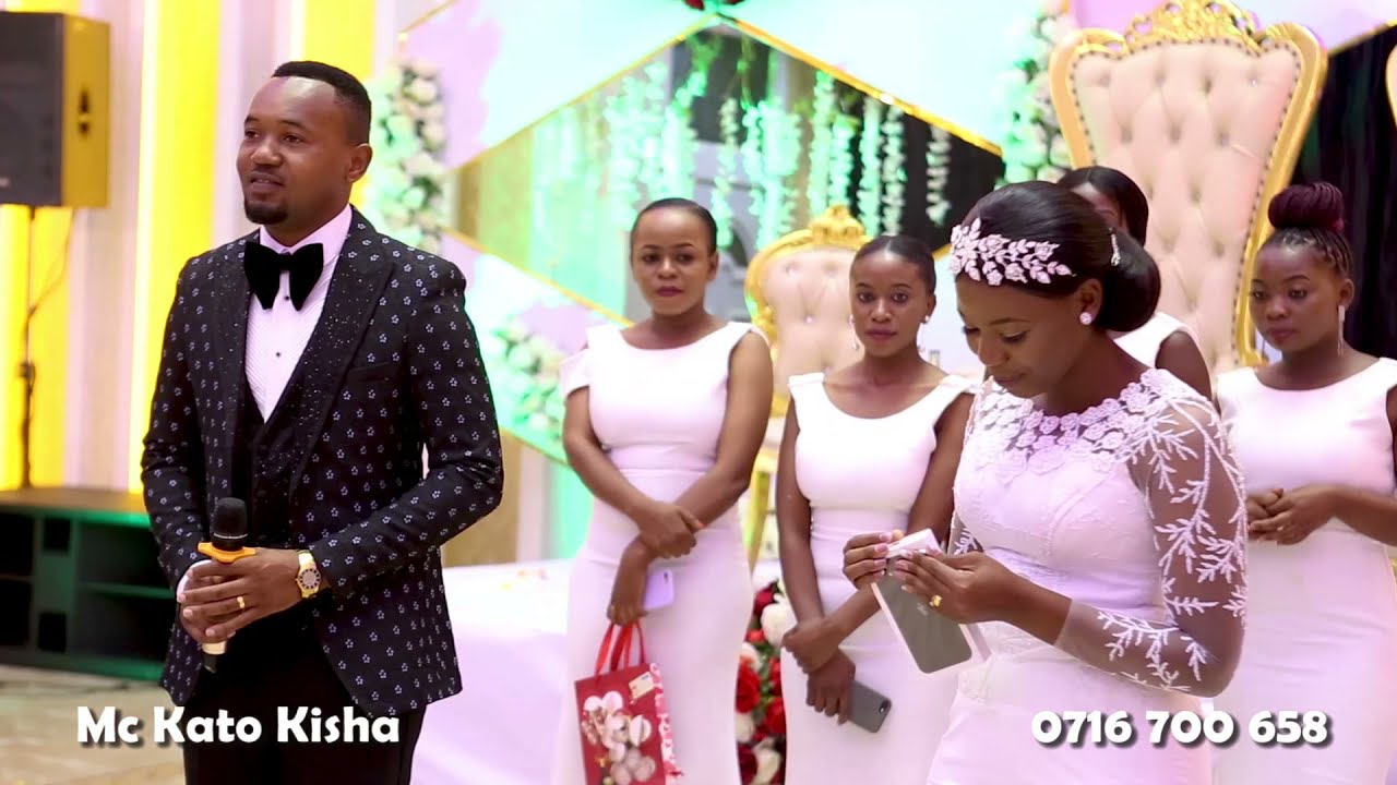 Bw. Harusi Avurugwa Sauti za Warembo | AmSurprise Mkewe iPhone | Robinson and Mary | MC KATO KISHA