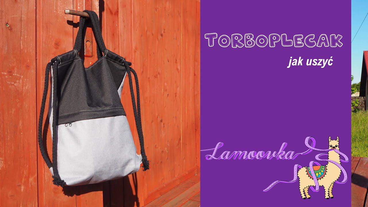 Torboplecak - jak uszyć, DIY