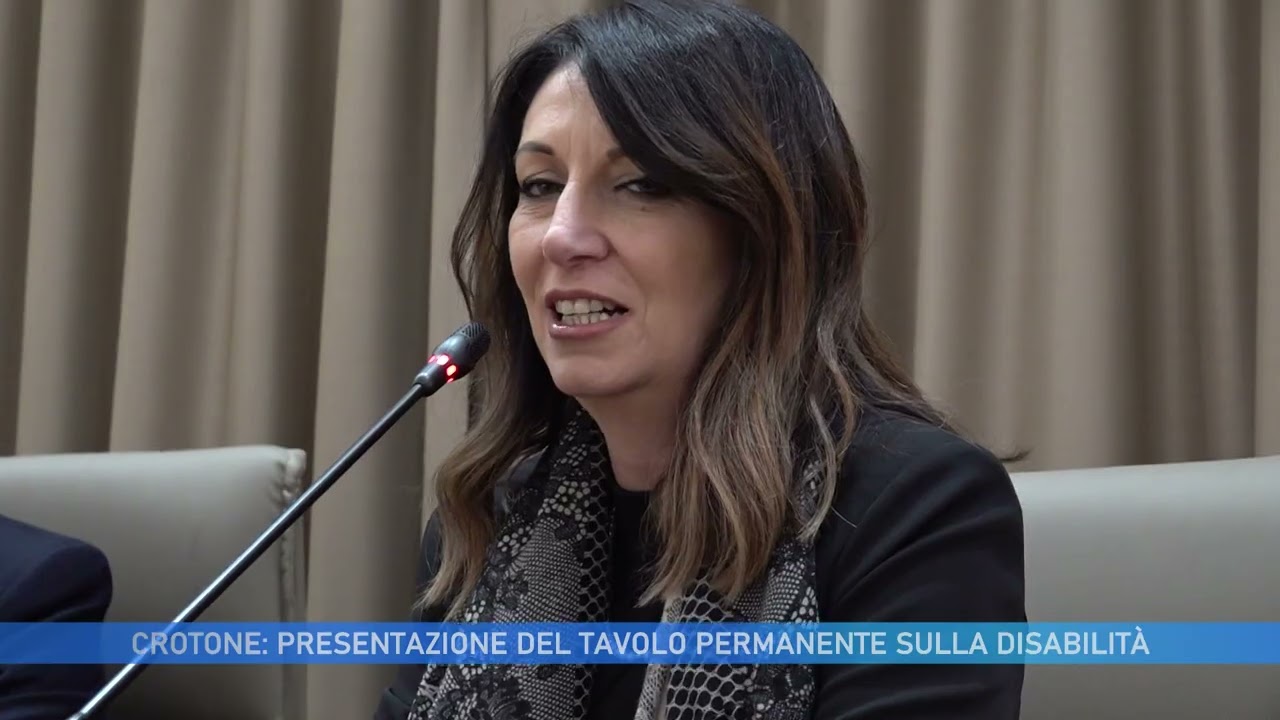CROTONE: PRESENTAZIONE DEL TAVOLO PERMANENTE SULLA DISABILITÀ