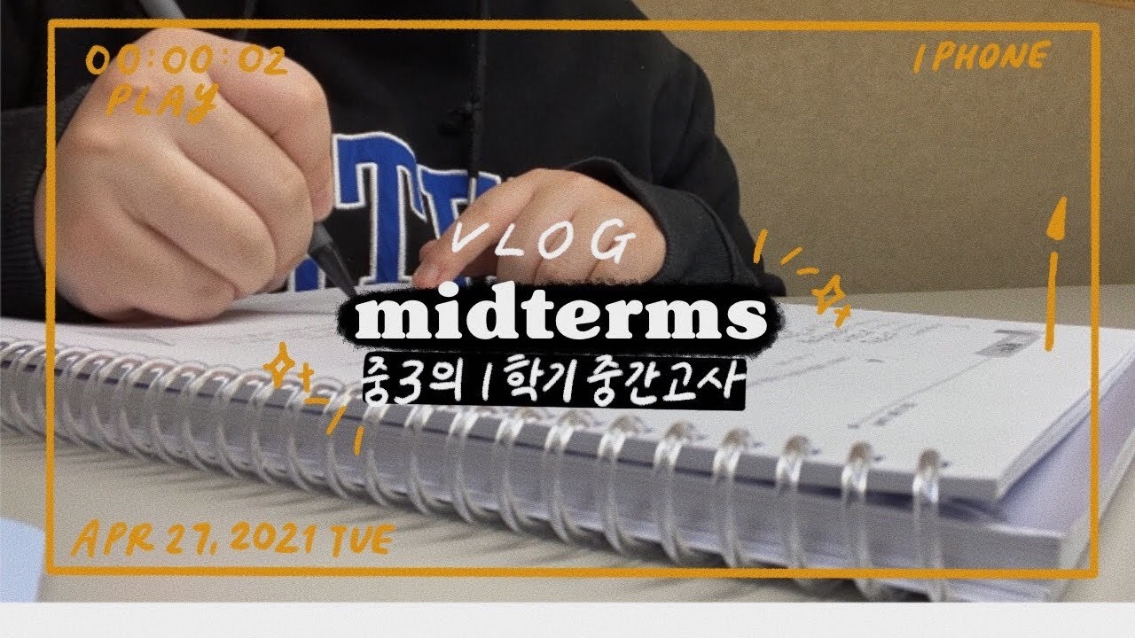 Midterms Week of a Korean Student 🇰🇷🥲 | Exam Week Study VLOG