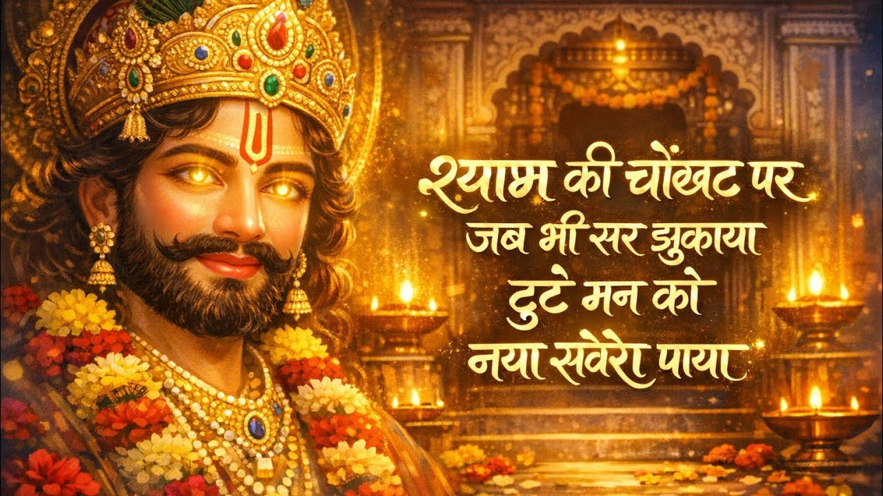 Latest New 2026 Song🙏श्याम की चौखट पर मिला टूटे मन को नया सवेरा💢🤟💢🙏KhatuShyam🌹ShyamBaba❤‍🩹ShyamPremi