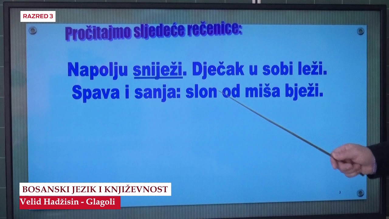 B3801   Bosanski jezik   Glagoli   Valjid Hadžisin