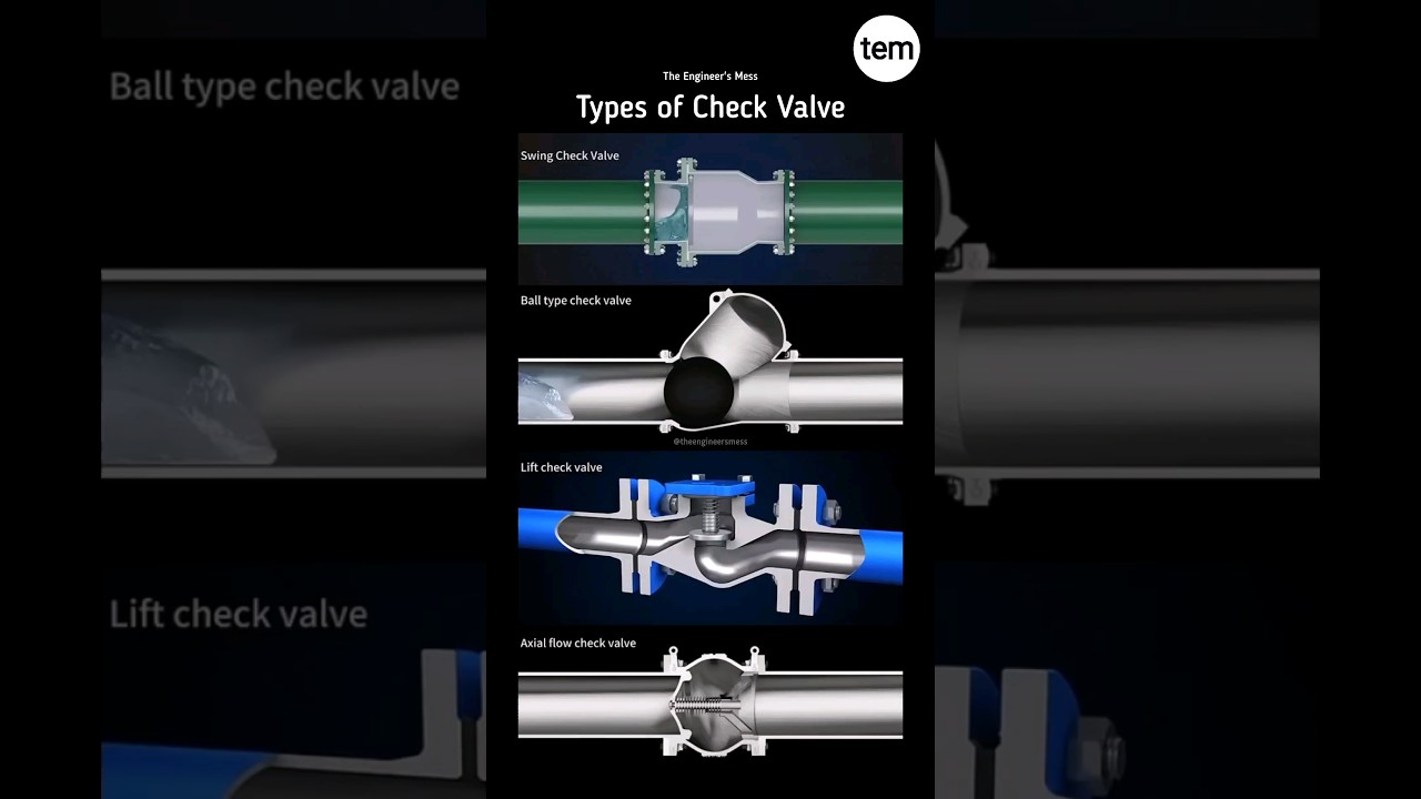 Gatekeeper of FLOW: Check Valves #valve #checkvalve #pipeline #engineering #solidworks #shorts