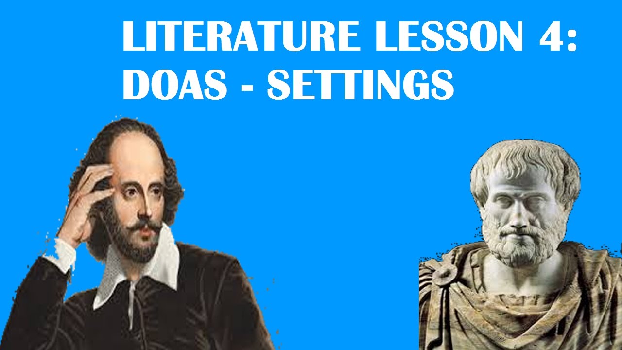 English Literature Lesson 4: DOAS Settings