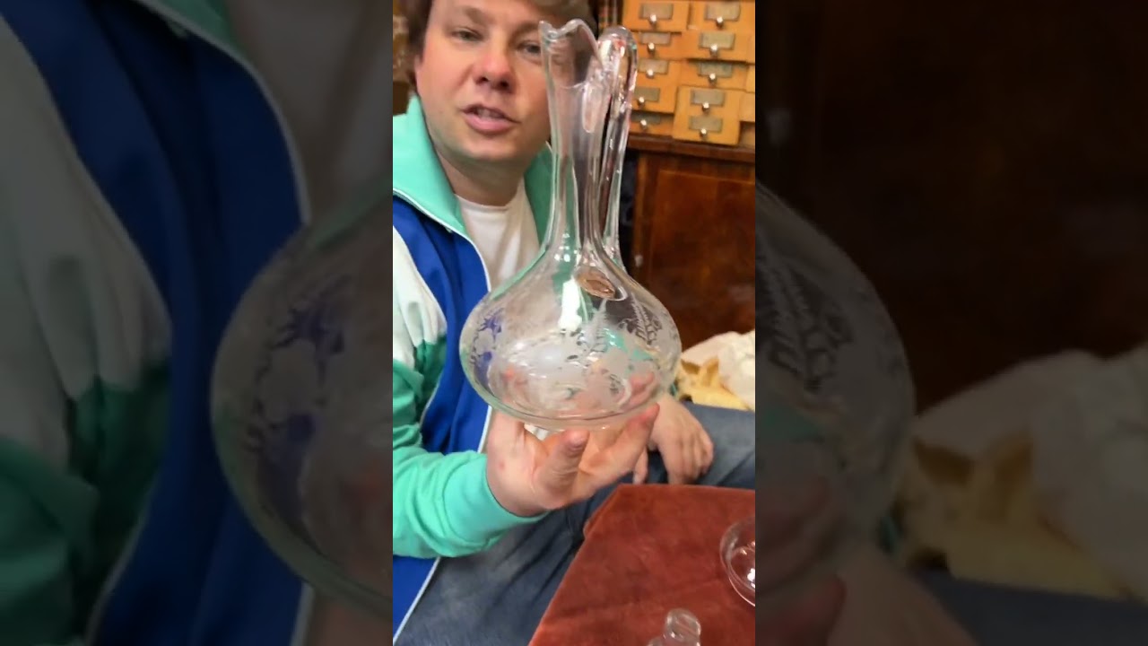 Старинное изящное стекло 15 последняя серия из пыльной квартиры