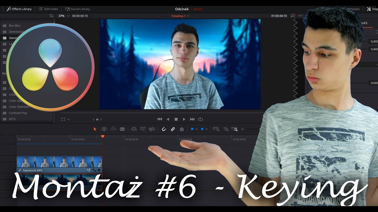 Montaż w DaVinci Resolve #6 - Kluczowanie koloru