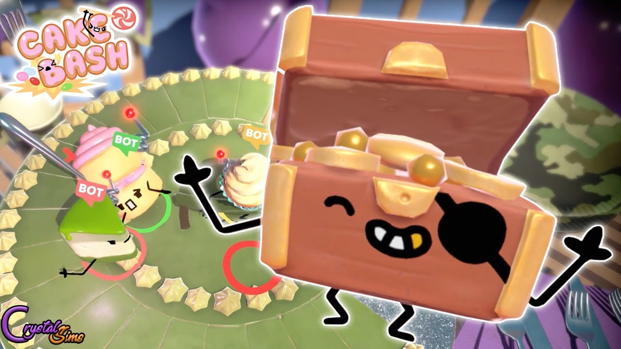 EL RETO MÁS PACÍFICO ¡NO PUEDO PEGAR A NADIE! | CAKE BASH | CRYSTALSIMS