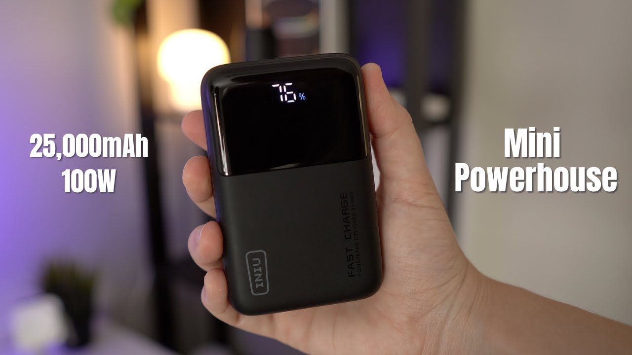 Small Size, Big Power: INIU P63-E1 25,000mAh 100W Power Bank