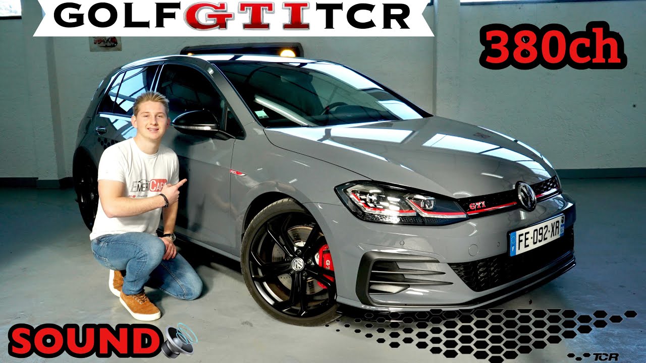 GOLF 7 GTI TCR SOUND ET ESSAI: STAGE 1 APR/ 380ch 😱🚗