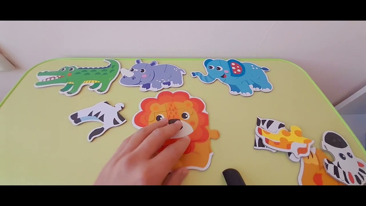 3:12 Satisfying With Unboxing Animal Puzzle Asmr Video| FA RI ASMR 