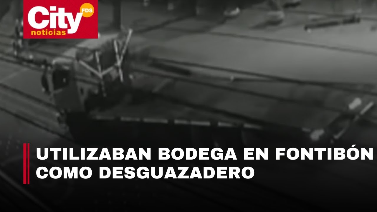 Bodega en Fontibón  funcionaba como desguazadero| CityTv