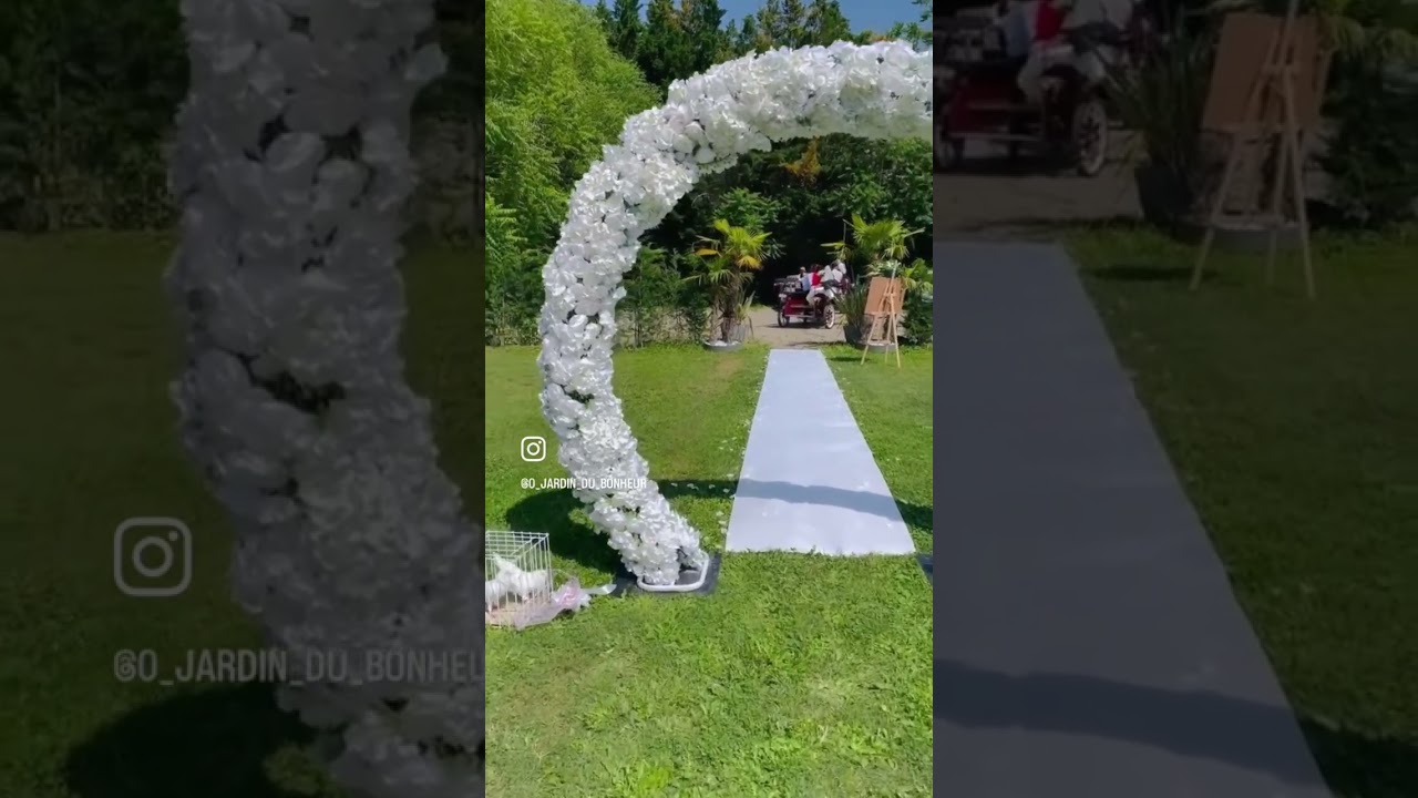 Un magnifique mariage en plein air