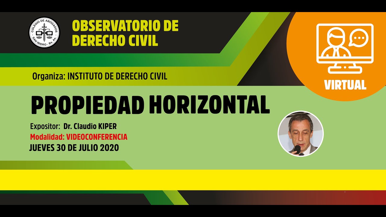 Propiedad horizontal. Observatorio de Derecho Civil